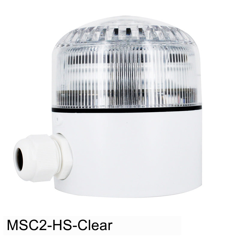 Multi-Gas Fixed Safety System Alarm Horn Strobe (Clear Lens) – CO2