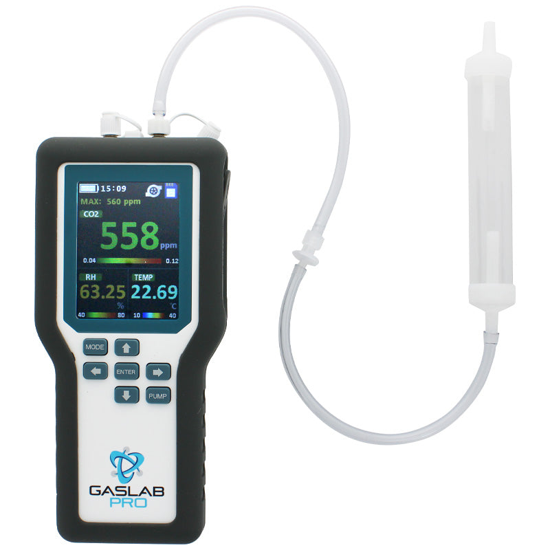 25% Oxygen and 100% Carbon Dioxide Sampling Data Logger – CO2 Meter