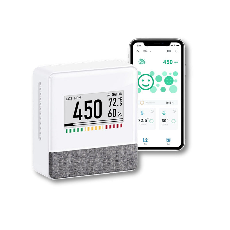 Wireless Indoor Air Quality Monitor with CO2, Temperature and Humidity