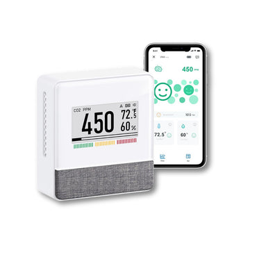 Wireless Indoor Air Quality Monitor with CO2, Temperature and Humidity