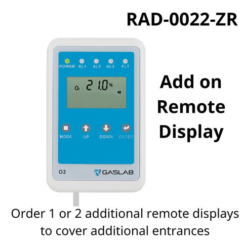 Oxygen Deficiency Alarm Display Add-On | CO2Meter.com