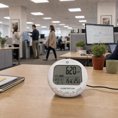 TIM10 Desktop CO2, Temp. & Humidity Monitor