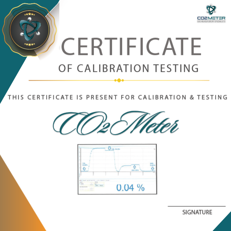 Portable and Handheld Gas Detector Calibration Certificate